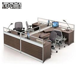 穎意包郵包安裝 板式鋼腳 辦公屏風職員臺卡位辦公桌組合jo 6915